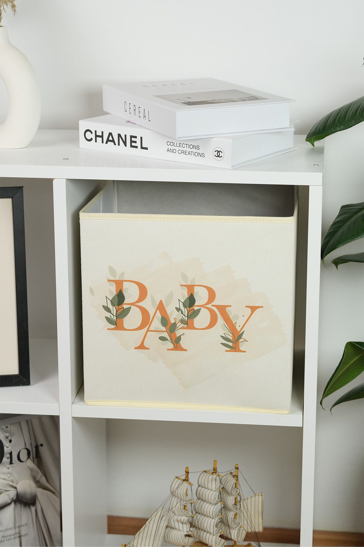 4’lü Baby Dolap İçi Düzenleyici Kutu - 30x30x30 cm Katlanabilir Çok Amaçlı Saklama Kutusu