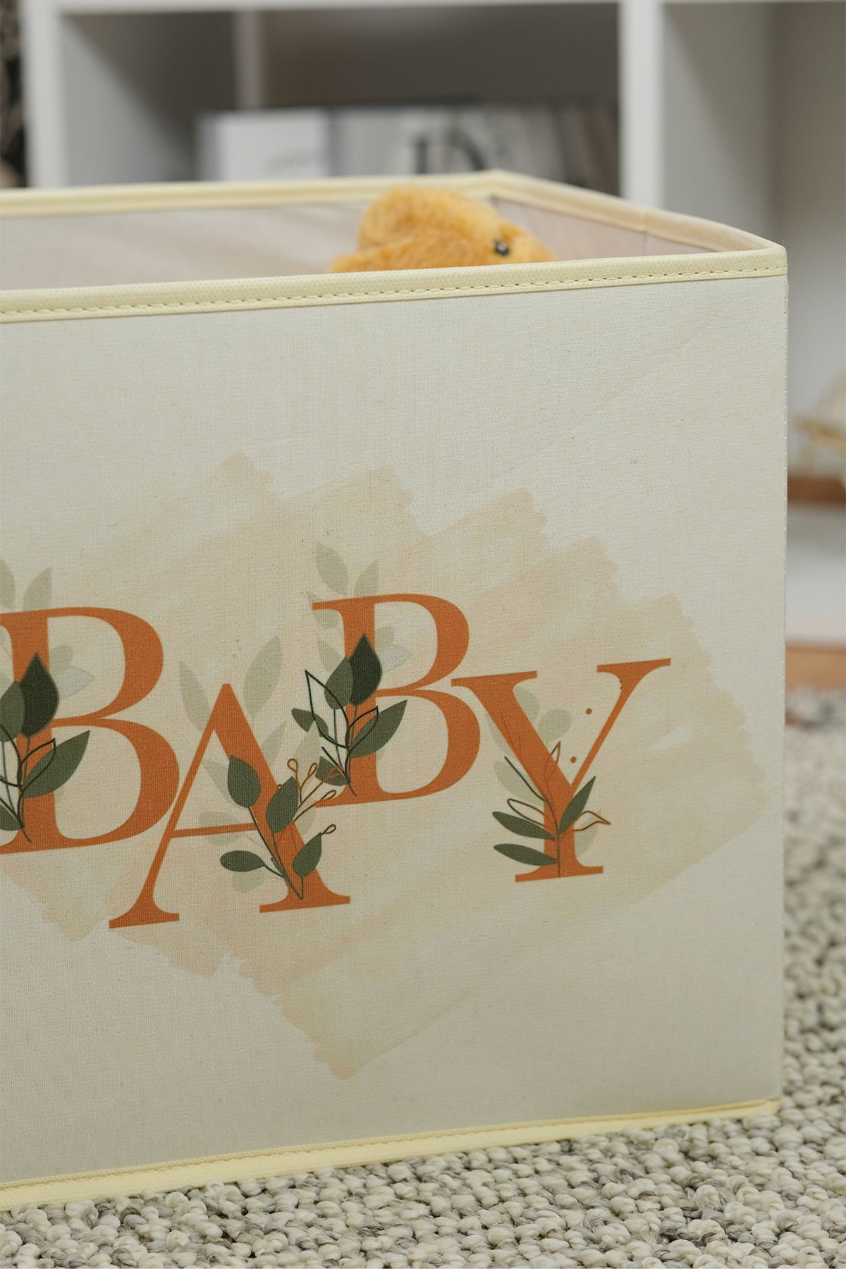 4’lü Baby Dolap İçi Düzenleyici Kutu - 30x30x30 cm Katlanabilir Çok Amaçlı Saklama Kutusu