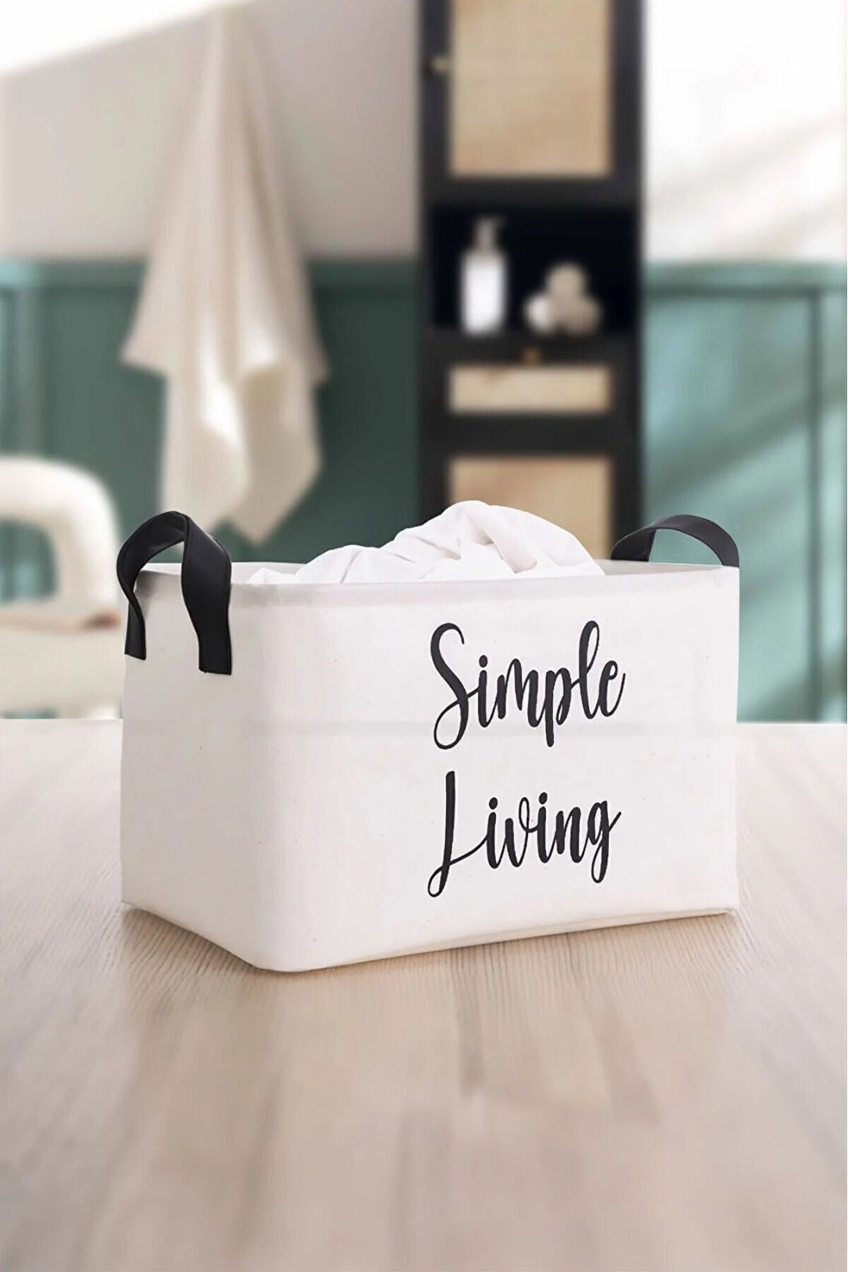 Beyaz%20Dolap%20Içi%20Çamaşır%20Çocuk%20Odası%20Oyuncak%20Düzenleyici%20Katlanır%20Saklama%20Sepeti%20Organizer25x18x15