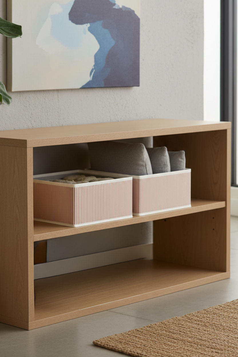 2’li%20Set%20Dolap%20İçi%20ve%20Çekmece%20Düzenleyici%20Organizer%20Kutu,%20Pembe%20Çizgili%20Kumaş%20Kutu%2028x28x13%20cm