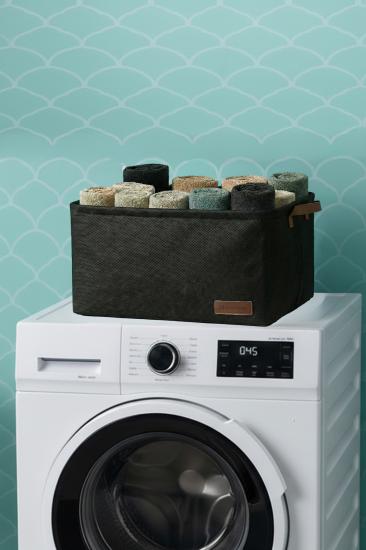 Büyük Boy Dolap İçi Çamaşır Çocuk Odası Oyuncak Düzenleyici Katlanır Saklama Sepeti