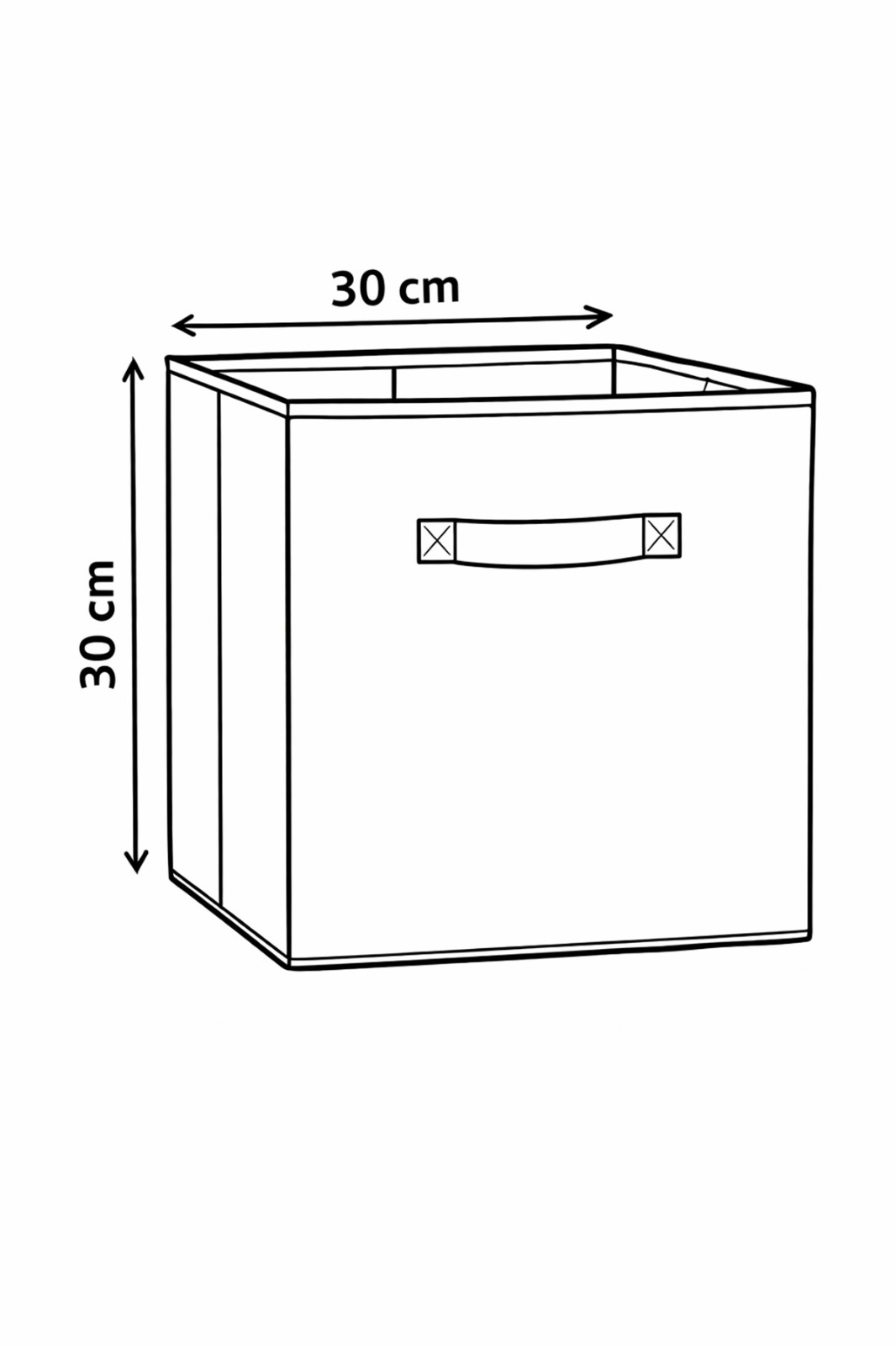 Araba Bagaj Çantası Kutusu – Oto Bagaj Organizer Düzenleyici 30x30x30