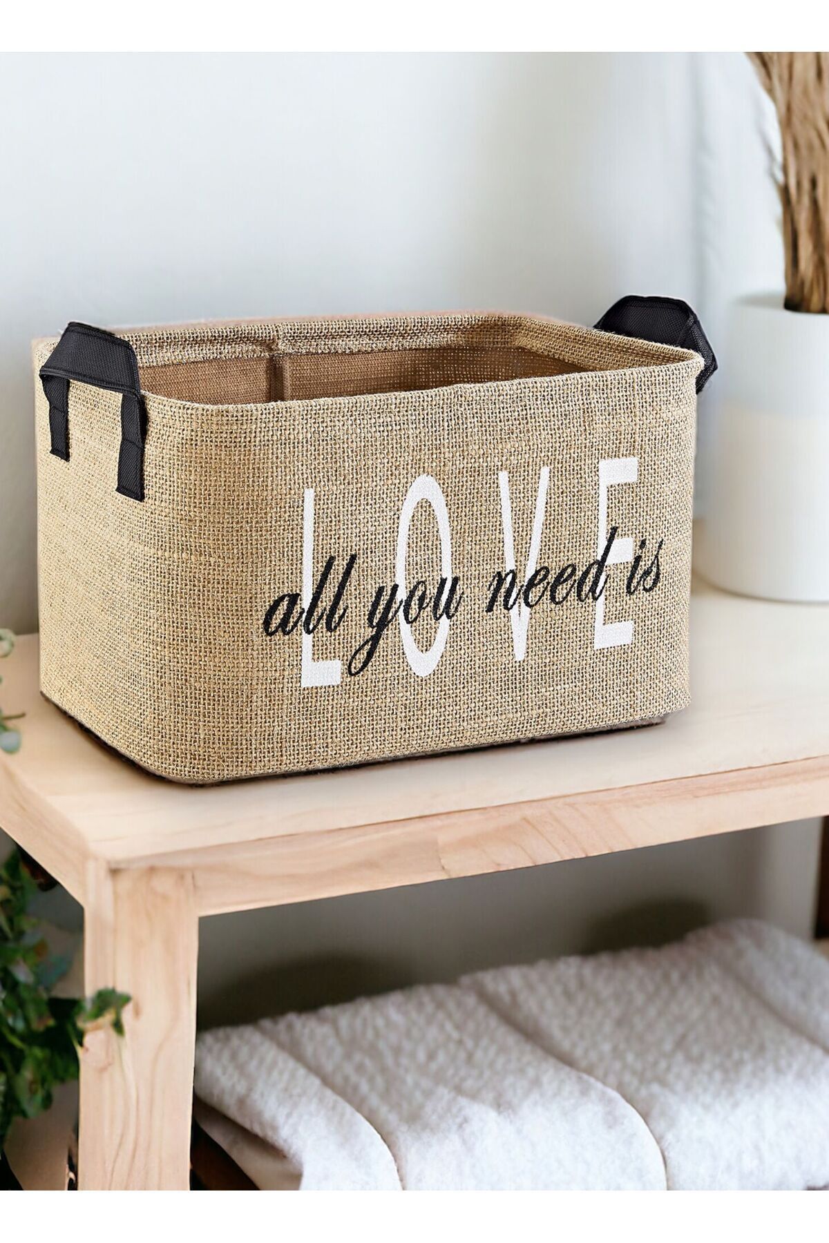 Love%20Baskılı%20Jüt%20Dolap%20Içi%20Çocuk%20Odası%20Oyuncak%20Düzenleyici%20Katlanır%20Saklama%20Sepeti%20Organizer