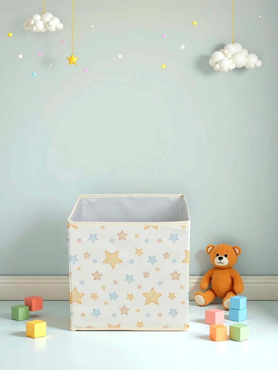Yıldız%20Baskılı%20Kapaksız%20Kutu%2030x30x30%20Cm