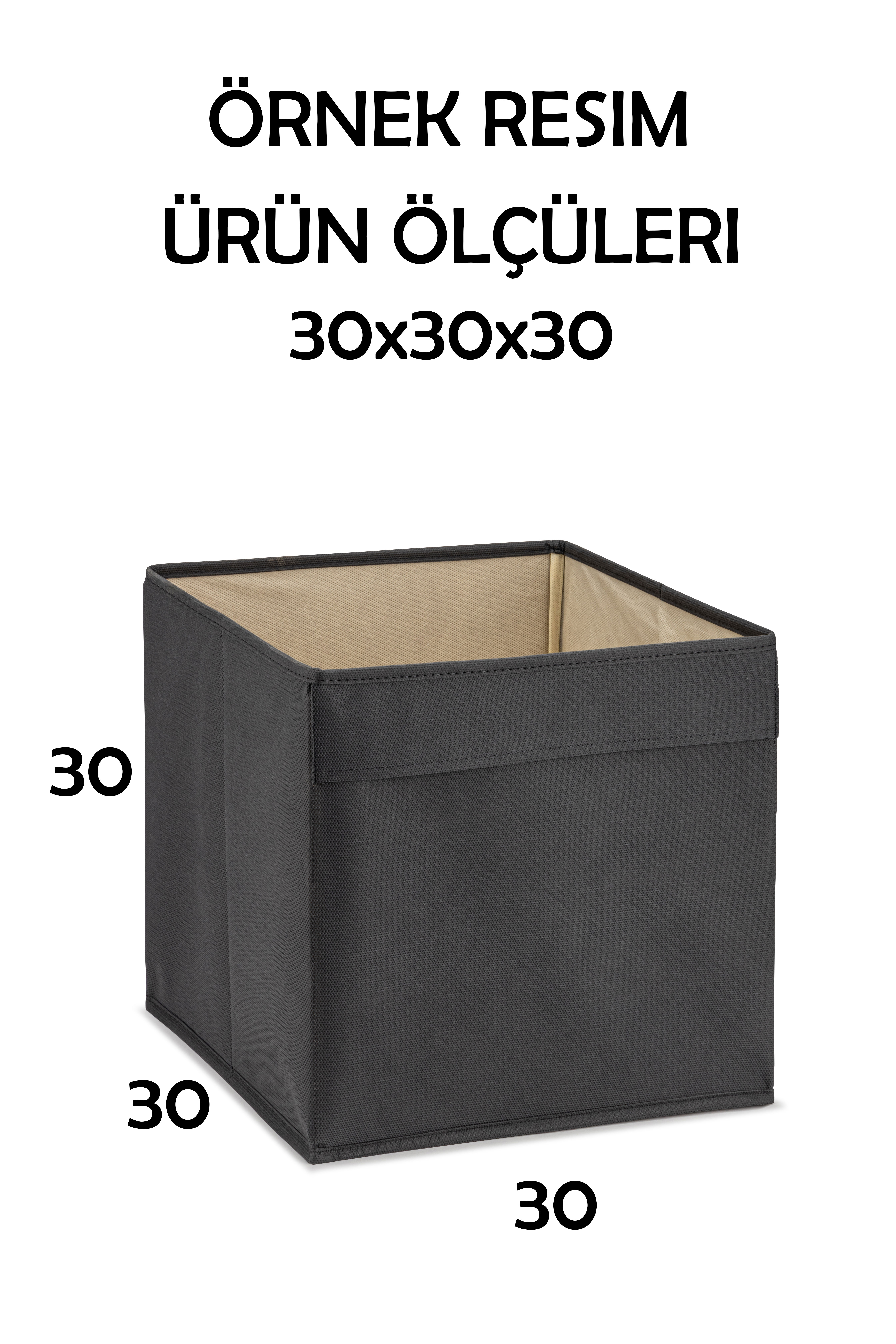Snail%20Desenli%20Kapaksız%20Çok%20Amaçlı%20Düzenleyici%20Oyuncak%20Saklama%20Kutusu%2030x30x30