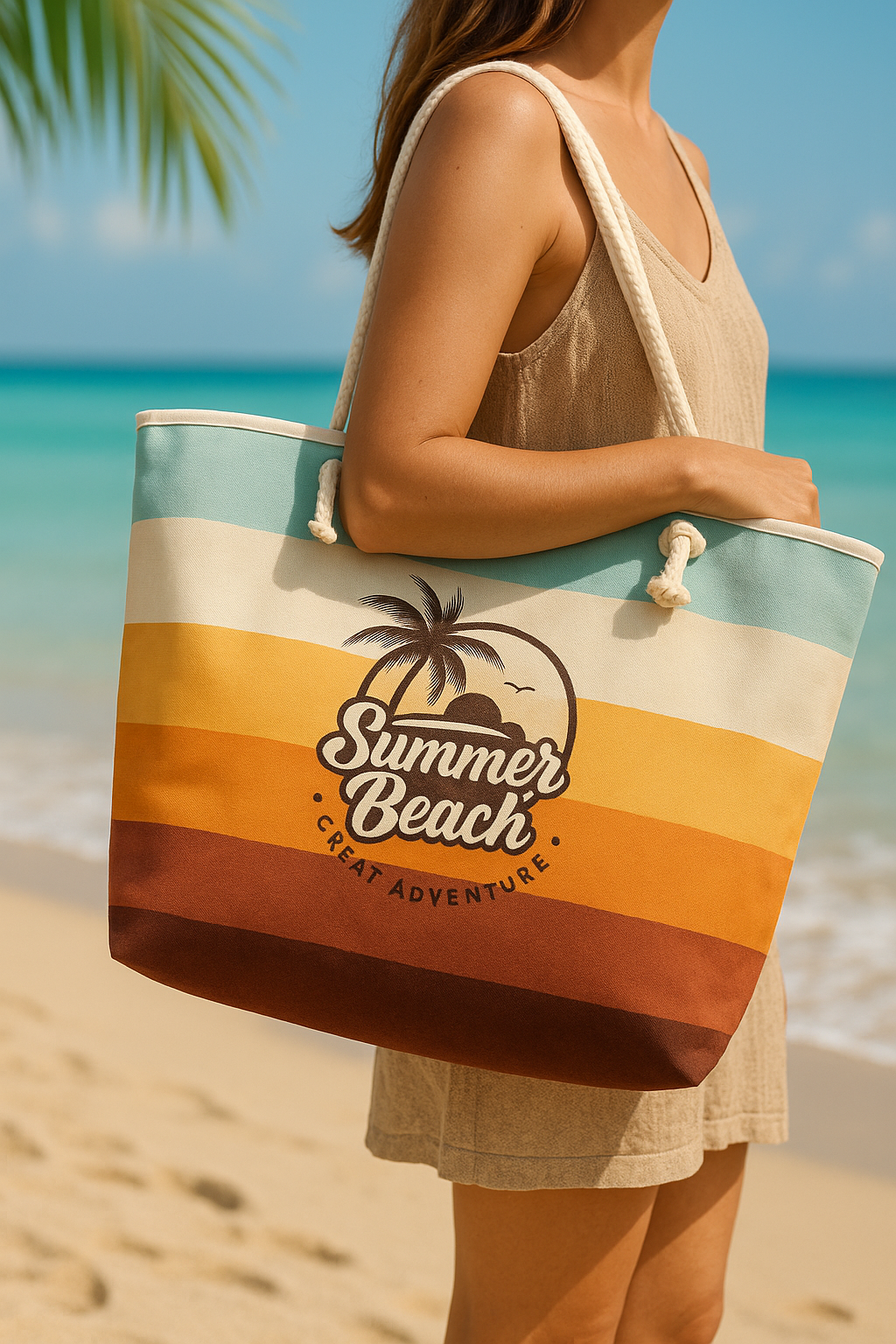 Summer%20Beach%20Yazılı%20Büyük%20Boy%20Piknik%20ve%20Plaj%20Çantası%20–%20%20Halat%20Saplı%20–%2055x36x15%20cm